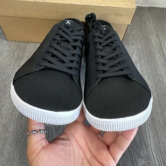 FLUX UNISEX ADAPT TRAINER SNEAKERS BLACK KNIT SIZE Barefoot - Picture 5 of 9